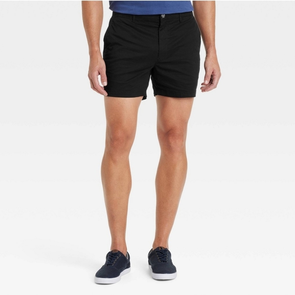 NWT Men's Every Wear 5" Flat Front Chino Shorts - Goodfellow & Co™